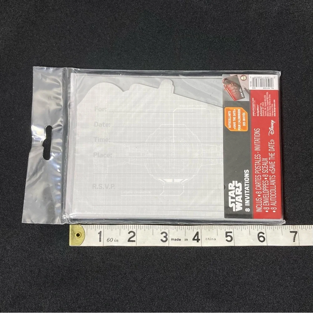 Disney Star Wars Kyle Ren Birthday Invitations 8 Pack